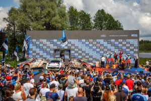 WRC Delfi Rally Estonia autasustamine Käärikul. Foto: Pille Russi